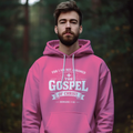 Romans 1:16 Gospel Hoodie – 8oz Classic Fit, Sleeve Prints, Cotton‑Poly Blend, Pouch Pocket
