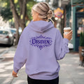 Obsidien Gothic Medieval Font Hoodie Purple Graphic Pullover Sweatshirt