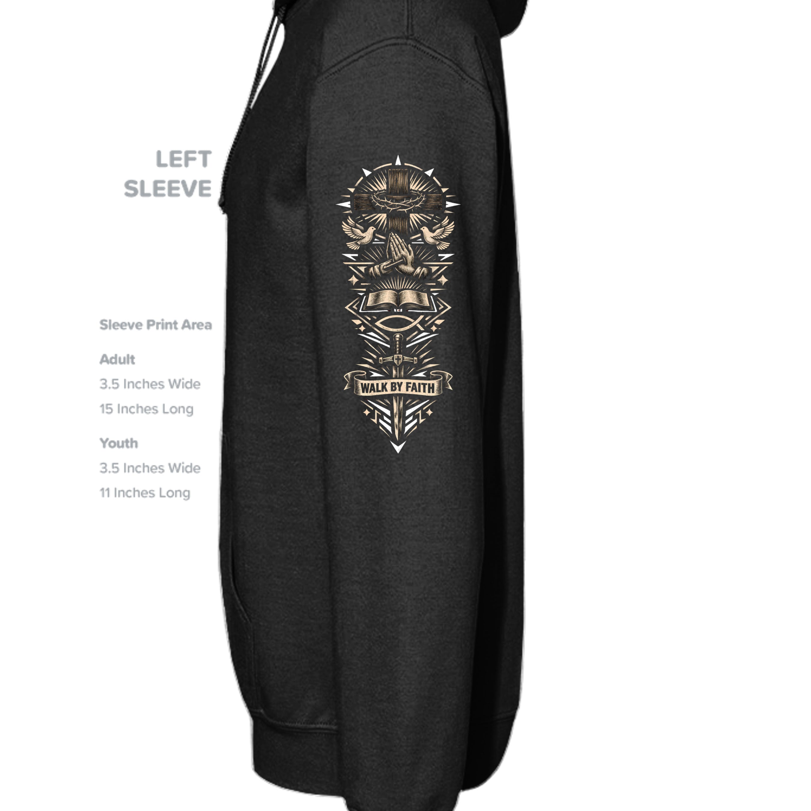BLACK - G185 - SLEEVE_LEFT